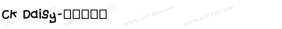 CK Daisy字体转换